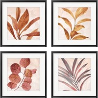 Framed 'Terra 4 Piece Framed Art Print Set' border=