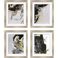 Framed 'Port of Call 4 Piece Framed Art Print Set' border=