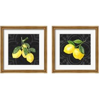 Framed 'Live with Zest  2 Piece Framed Art Print Set' border=