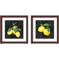 Framed 'Live with Zest  2 Piece Framed Art Print Set' border=