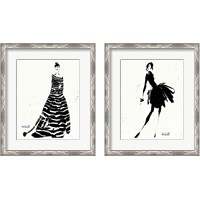 Framed 'Style Sketches 2 Piece Framed Art Print Set' border=