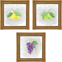 Framed 'Life is Sweet 3 Piece Framed Art Print Set' border=