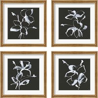 Framed 'Wildflowers 4 Piece Framed Art Print Set' border=