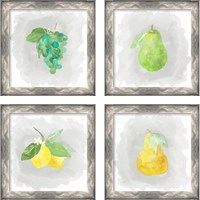 Framed 'Life is Sweet 4 Piece Framed Art Print Set' border=