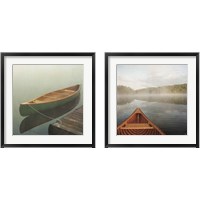 Framed Calm Waters Canoe 2 Piece Framed Art Print Set