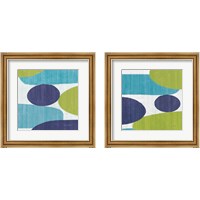 Framed 'Costa Del Sol 2 Piece Framed Art Print Set' border=