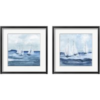Framed Sailboats  2 Piece Framed Art Print Set