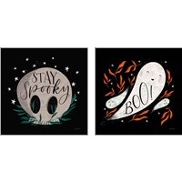 Framed 'Cute Halloween 2 Piece Art Print Set' border=