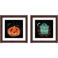 Framed 'Cute Halloween 2 Piece Framed Art Print Set' border=