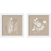 Framed 'Au Naturel 2 Piece Framed Art Print Set' border=