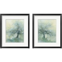 Framed 'Subtle Tree 2 Piece Framed Art Print Set' border=