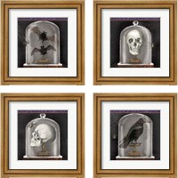 Framed 'Apothecary Noir 4 Piece Framed Art Print Set' border=