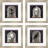 Framed 'Apothecary Noir 4 Piece Framed Art Print Set' border=