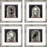 Framed 'Apothecary Noir 4 Piece Framed Art Print Set' border=