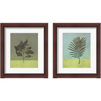 Framed 'Leaf 2 Piece Framed Art Print Set' border=