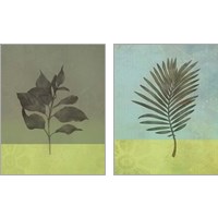 Framed 'Leaf 2 Piece Art Print Set' border=