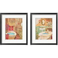 Framed 'Hidden Oasis 2 Piece Framed Art Print Set' border=