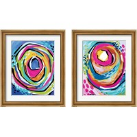 Framed 'Abstract  2 Piece Framed Art Print Set' border=