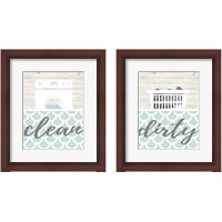 Framed 'Clean & DirtySeries 2 Piece Framed Art Print Set' border=