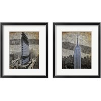 Framed 'New York 2 Piece Framed Art Print Set' border=