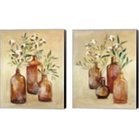 Framed 'Cotton Still Life 2 Piece Canvas Print Set' border=