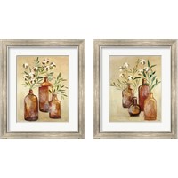 Framed 'Cotton Still Life 2 Piece Framed Art Print Set' border=