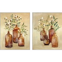 Framed 'Cotton Still Life 2 Piece Art Print Set' border=