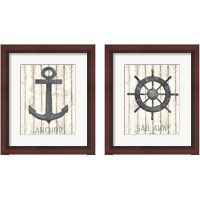 Framed 'Nautical 2 Piece Framed Art Print Set' border=