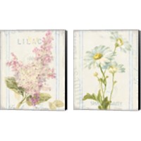 Framed 'Floursack Florals 2 Piece Canvas Print Set' border=