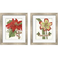 Framed 'Yuletide  2 Piece Framed Art Print Set' border=