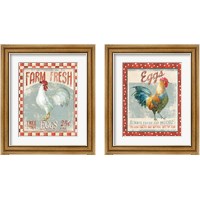 Framed 'Farm Nostalgia 2 Piece Framed Art Print Set' border=