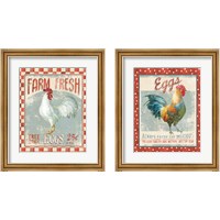 Framed 'Farm Nostalgia 2 Piece Framed Art Print Set' border=