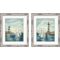 Framed 'Northeastern Breeze 2 Piece Framed Art Print Set' border=