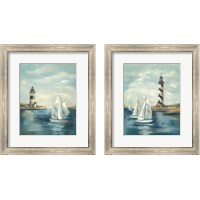 Framed 'Northeastern Breeze 2 Piece Framed Art Print Set' border=