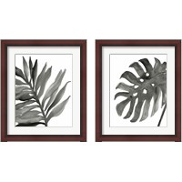 Framed 'Tropical Palm 2 Piece Framed Art Print Set' border=