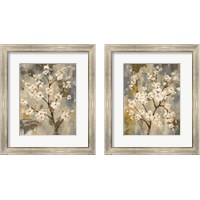 Framed 'Neutral Branches 2 Piece Framed Art Print Set' border=