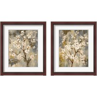 Framed 'Neutral Branches 2 Piece Framed Art Print Set' border=