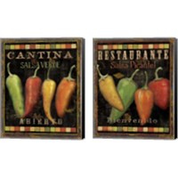 Framed 'Cantina  2 Piece Canvas Print Set' border=