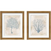 Framed 'Sea Garden 2 Piece Framed Art Print Set' border=