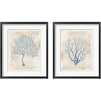 Framed 'Sea Garden 2 Piece Framed Art Print Set' border=