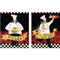 Framed 'Bon Appetit 2 Piece Art Print Set' border=