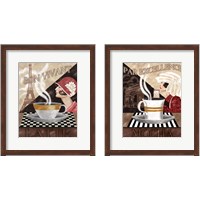 Framed 'Coffee 2 Piece Framed Art Print Set' border=