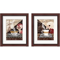 Framed 'Coffee 2 Piece Framed Art Print Set' border=