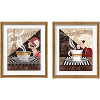 Framed 'Coffee 2 Piece Framed Art Print Set' border=