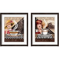 Framed 'Coffee 2 Piece Framed Art Print Set' border=