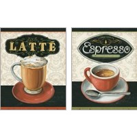Framed 'Coffee Moment 2 Piece Art Print Set' border=