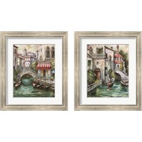 Framed 'Venetian Motif 2 Piece Framed Art Print Set' border=