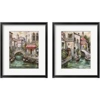 Framed 'Venetian Motif 2 Piece Framed Art Print Set' border=