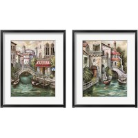 Framed 'Venetian Motif 2 Piece Framed Art Print Set' border=