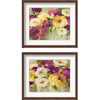 Framed 'Deep in Purple 2 Piece Framed Art Print Set' border=